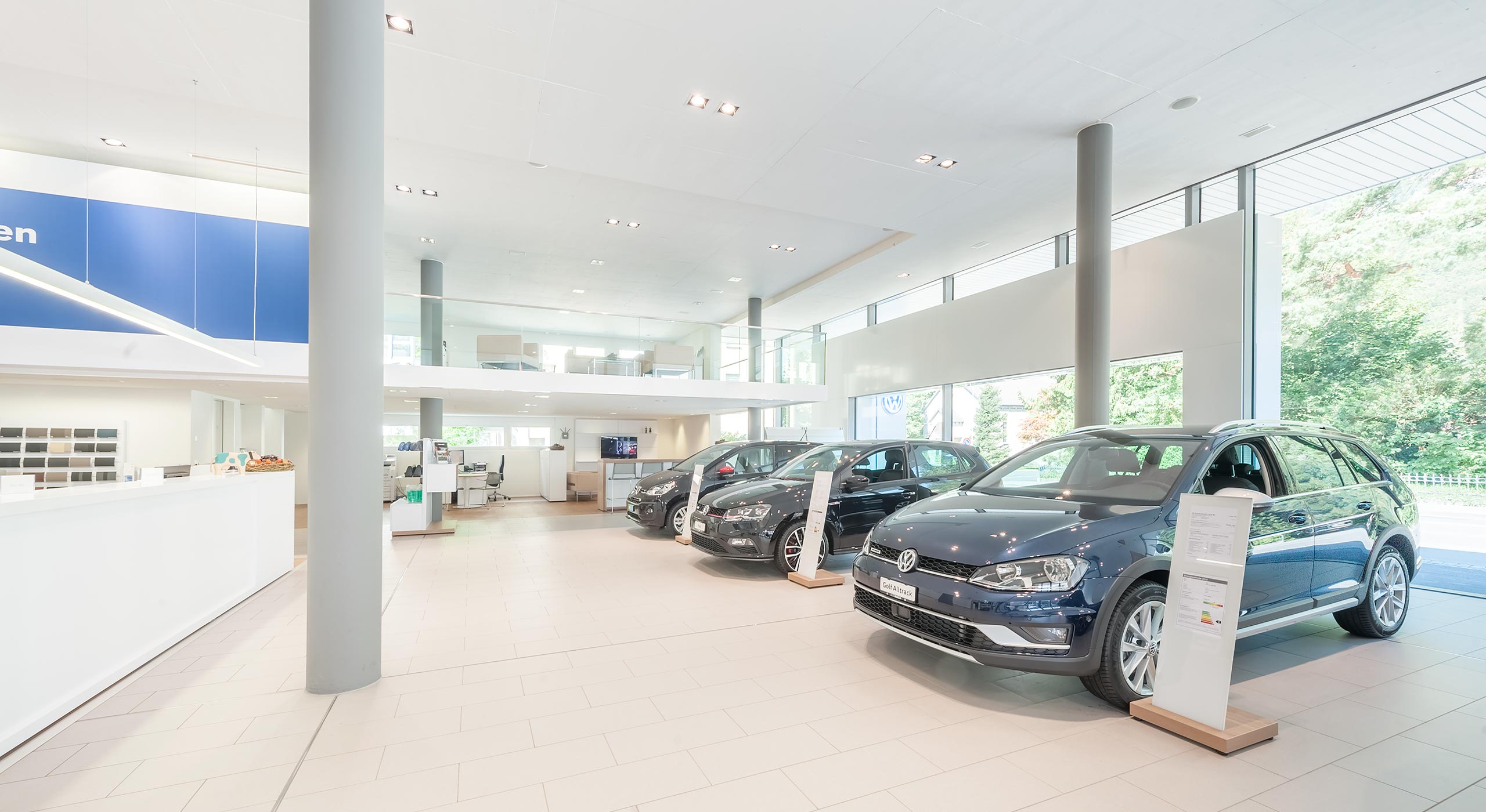 Showroom VW Garage Meiringen